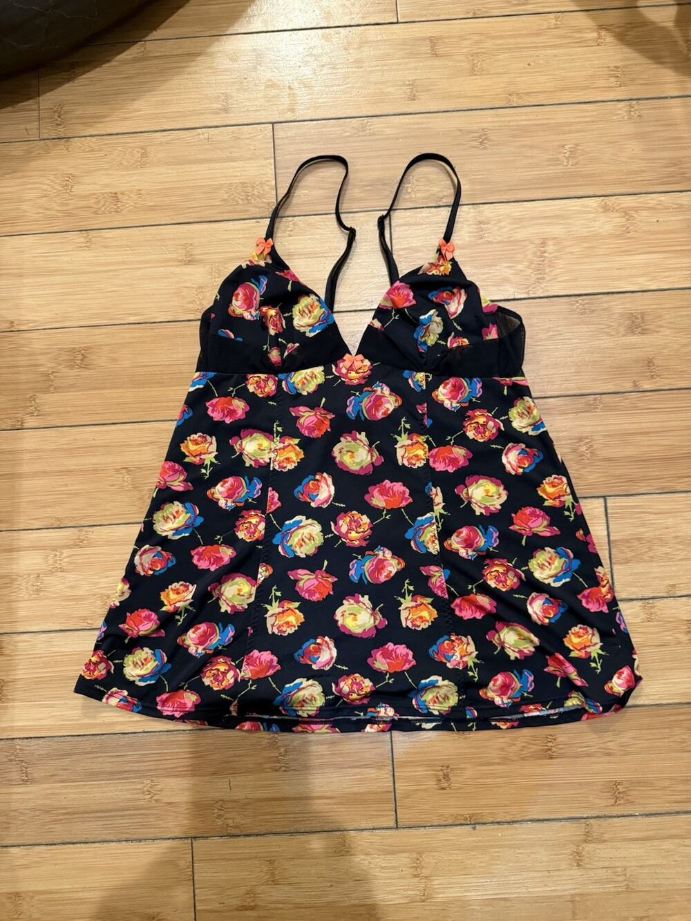Betsey Johnson Sz Small Floral Tank Top